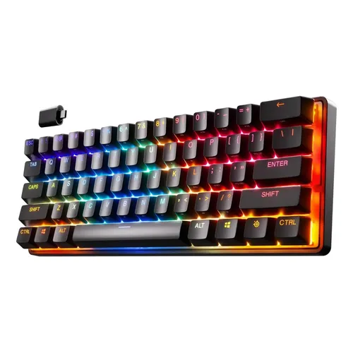 キーボード APEXPromini Teclado Magnético Steelseries Apex Pro Mini Gen3 Rgb - 64913 Preto