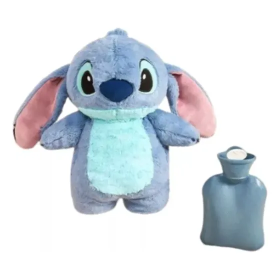 Stitch Hot Water Bolsa Agua Caliente Colico Peluche Menstrua Color Azul