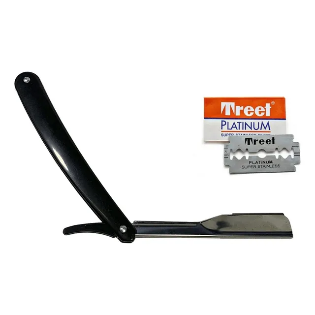 Navaja Navajin Barbero Barberia Peluquero + 20 Filos Treet