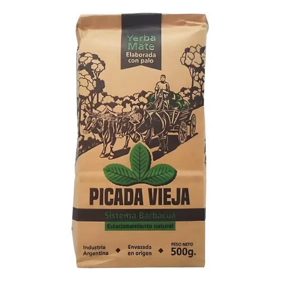 Yerba Mate Barbacuá Picada Vieja 10 X 500 Gr