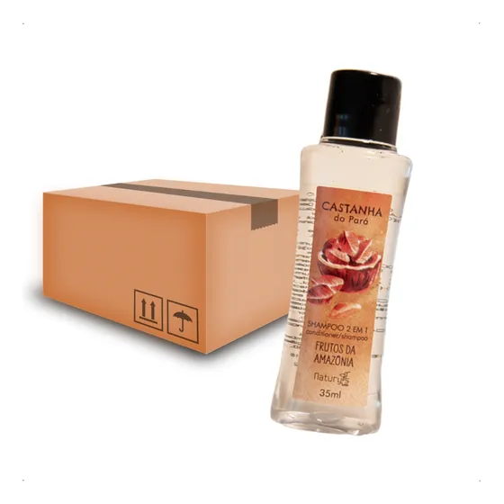 Mini Shampoo Estoril Cosméticos Frutos da Amazônia Castanha do Pará