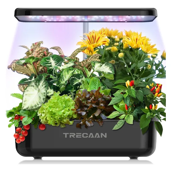 Trecaan Sistema Cultivo Hidroponico 15 Casula Color Negro