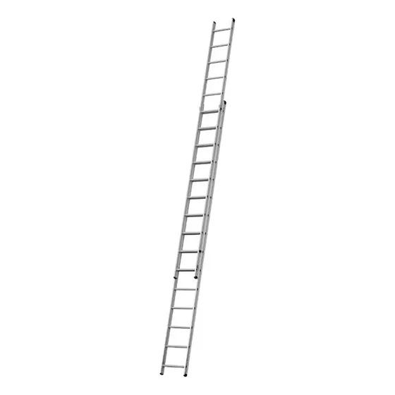 Escalera Aluminio Extensible 14+14 Escalones Ecoline 7.40mts