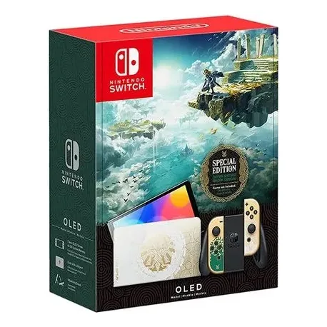 Consola Nintendo Switch Oled Edicion Zelda Dorado