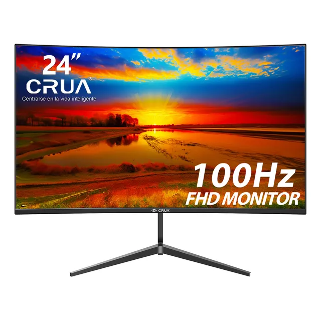 Monitor Gamer Curvo Crua Cr240qb 24 100hz Fhd Hdmi 100v/240v