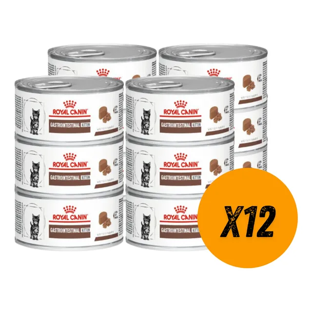 Lata Royal Canin Gastrointestinal Kitten 195gr (12 Unidades)