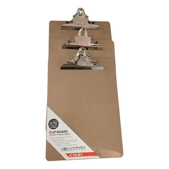 Tabla Portahojas Madera A4 + Gancho Aprietapapel