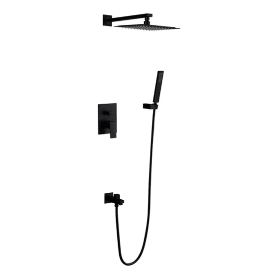 Conjunto Combinado Ducha Mezclador Lluvia Sistema 3 Montado
