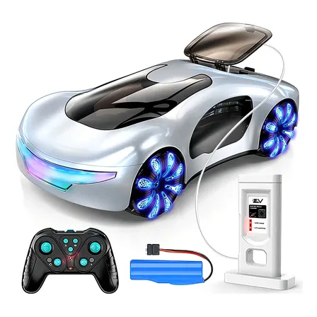 Carro Brinquedo Controle Remoto Com Pilhas De Carregamento Bordô