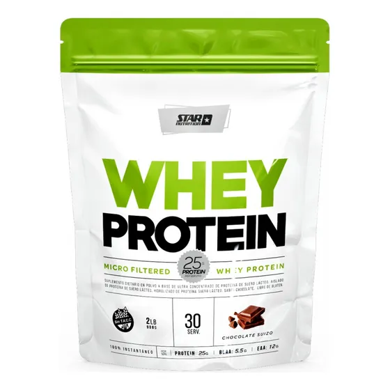 Whey Protein 2lb Star Nutrition Doypack Proteína Concentrada