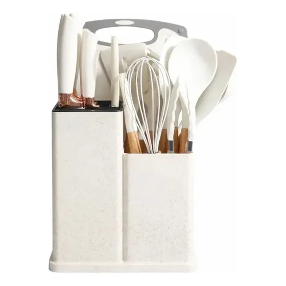 Set Juego 19 Pcs Utensilios Cocina Hogar Multifuncional