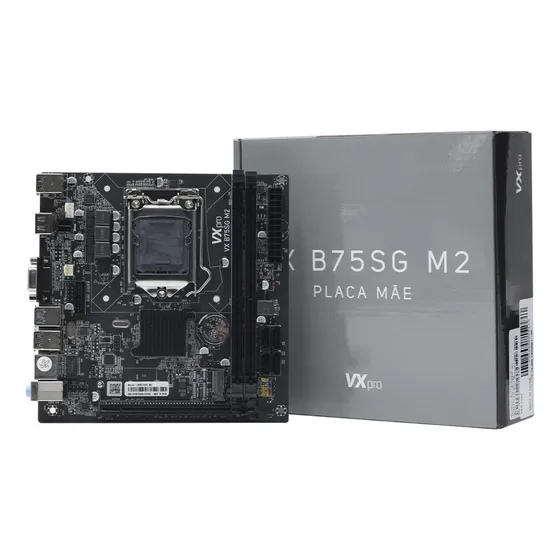 Placa Mãe Vxpro Vx B75sg M2, Chipset B75, Intel Lga 1155