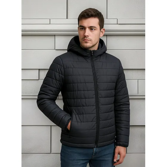 Jaqueta Masculina Bobojaco Puffer Com Forro Peluciado