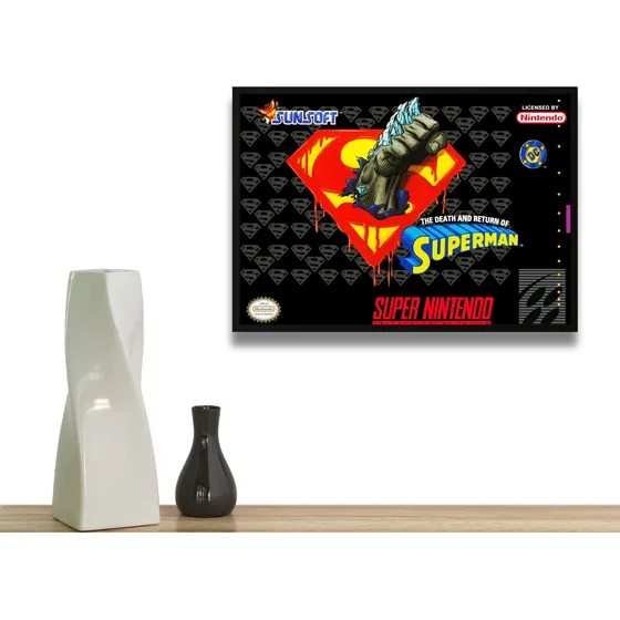 Quadro Game Snes Death And Return Of Superman, The A2