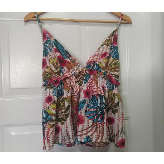 Blusa Crop Top De Dama Talla L, Usada