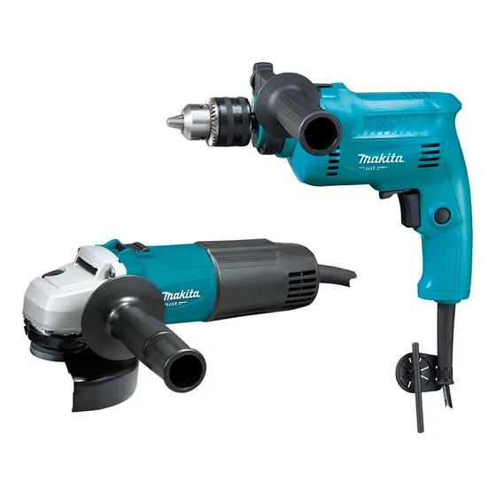 Combinación de taladro M0801b y amoladora M0901, color turquesa, 220 V