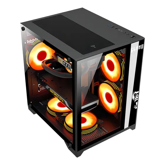 Gabinete Gamer Para Placa Micro Atx E Mini Itx Tipo Aquario