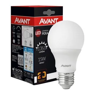 Kit 10 LĂąmpadas Bulbo 15w Branco Frio E27 Avant Kit 10 LĂąmpadas Bulbo 15w Branco Frio E27 Avant