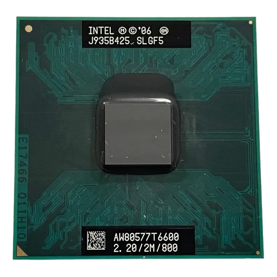 Processador Intel Mobile T6600 2.2/2m/800 Core 2 Duo Slgf5
