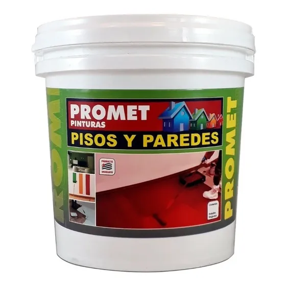Pintura Acrílica Pisos Y Paredes 10 Litros Promet Int / Ext