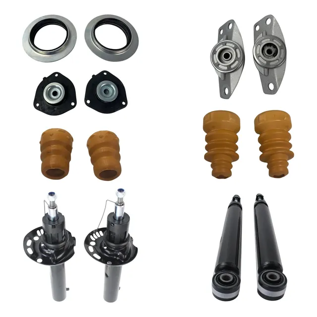 Kit 4 Amortiguadores Bases Jetta A6 Bora Golf A5 Beetle Leon