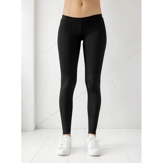 Pack Por Mayor 6 Calza Chupin Ile Algodón Lycra Lisa Nenas