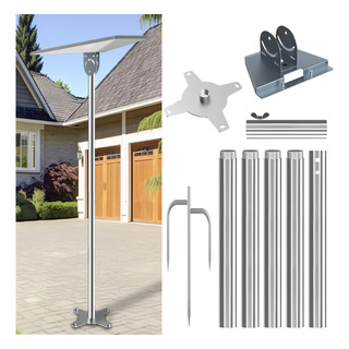 Kit De Montaje Starlink Gen 3 Poste 5 Secciones Acero 2.2m Plateado Kit De Montaje Starlink Gen 3 Poste 5 Secciones Acero 2.2m Plateado