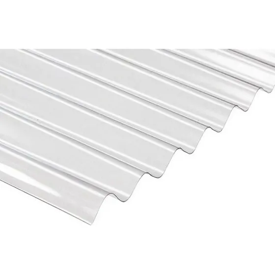 Chapa Policarbonato Sinusoidal 0,8mm X 1,10 Mts X 2,50 Mts