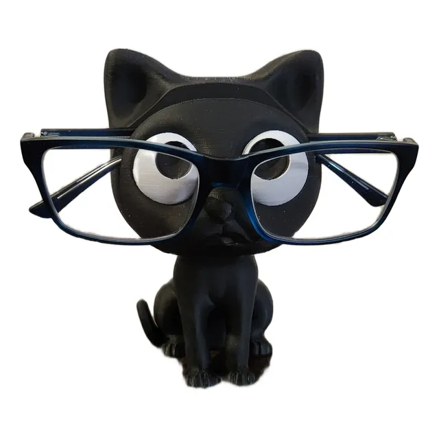 Soporte Para Anteojos Gato 3d Varios Colores