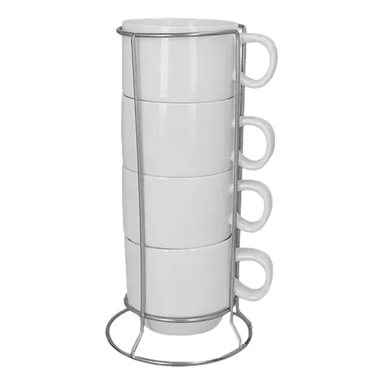 Tazas Apilables Con Base De Metal Para Sublimación 6 Onzas 