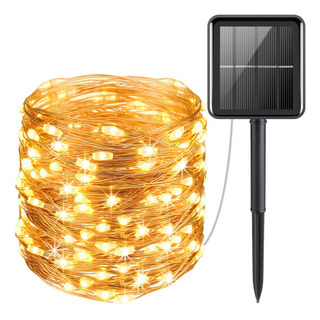 Cadena De Luces Solares Para Exteriores, Impermeables, Guirn Cadena De Luces Solares Para Exteriores, Impermeables, Guirn