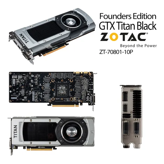 Gtx Titan Black Zotac Zt-70801-10p - Founder Edition