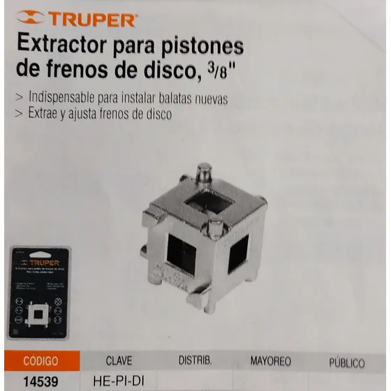 Recogedor De Pistones De Frenos Truper Código: 14539