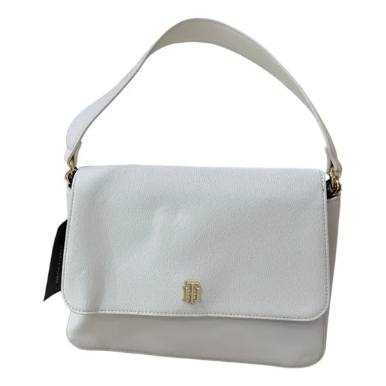 Cartera Tommy Hilfiger Blanca Original
