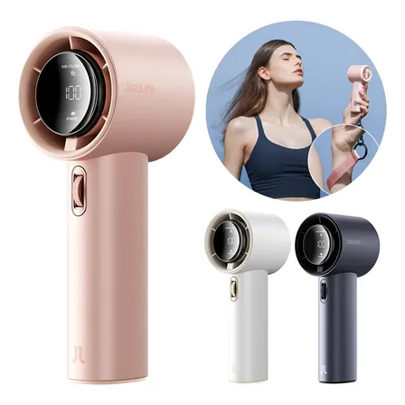 Ventilador Portátil De Mão Jisulife Turbo Recarregável Pro1