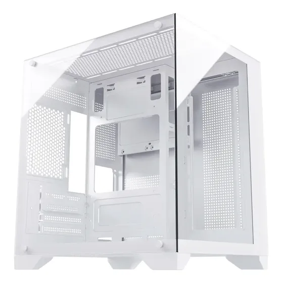 Gabinete Gamer Aquario Vidro Temperado Na Lateral E Frontal