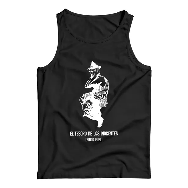 Musculosa Negra Algodon Rock Nacional Todas Las Bandas 