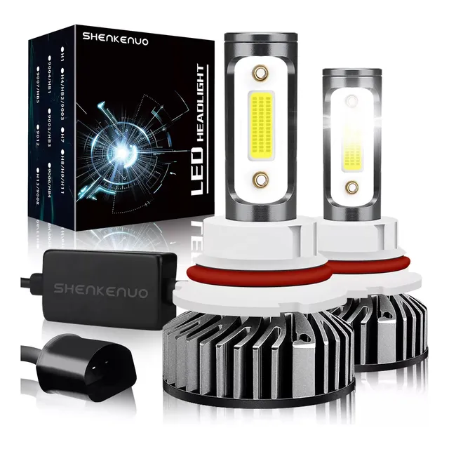 Kit De Faros Led H13 De 2 Lados, 6000 K, Blanco, Luces Bajas