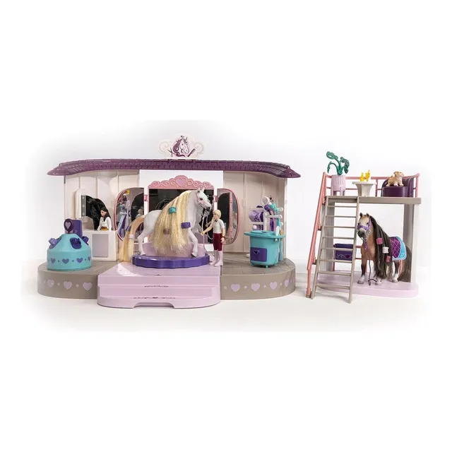 Salón Belleza Caballos Schleich Juguete Niño Diversion Tx