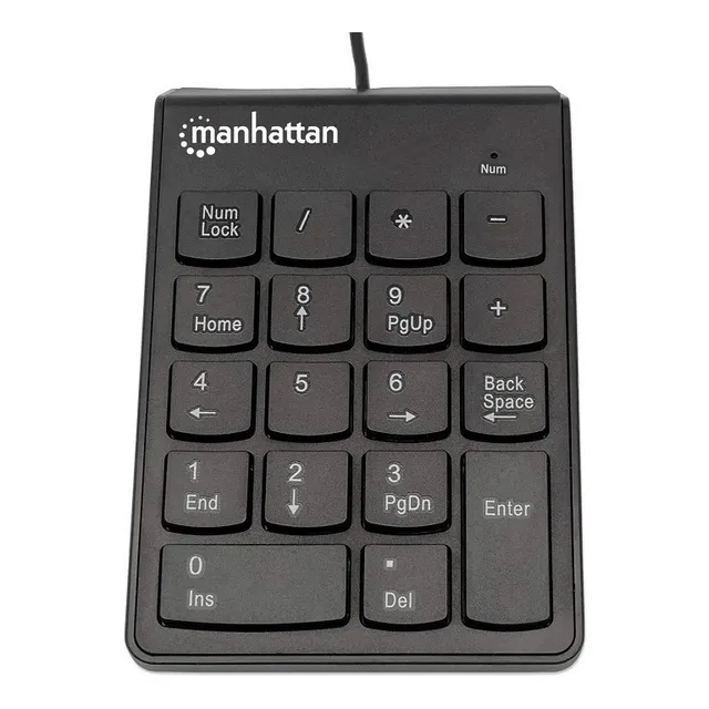 Teclado Numerico 18 Teclas Usb Alambrico Manhattan 176354