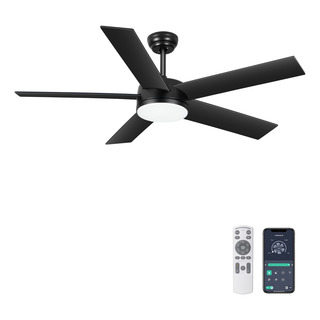 Ohniyou Elegante Ventilador De Techo Con Lámpara 132cm Ohniyou Elegante Ventilador De Techo Con Lámpara 132cm