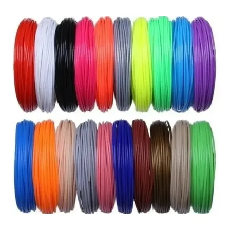 Refil Filamento Pla Kit 20 Cores 100m Caneta 3d Impressora Outro