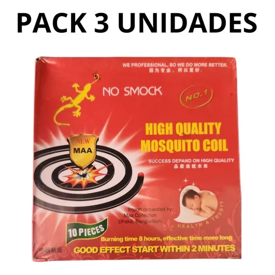 Incienso Repelente Matamosquitos Lanju Pack 3 Unidades