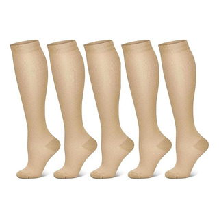 Compression Socks 5 Pairs Elasticity Breathability Compression Socks 5 Pairs Elasticity Breathability