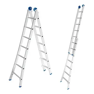 Escada De AlumĂnio Extensiva 2x7 Degraus 2.25x3.65m Evald Escada De AlumĂnio Extensiva 2x7 Degraus 2.25x3.65m Evald