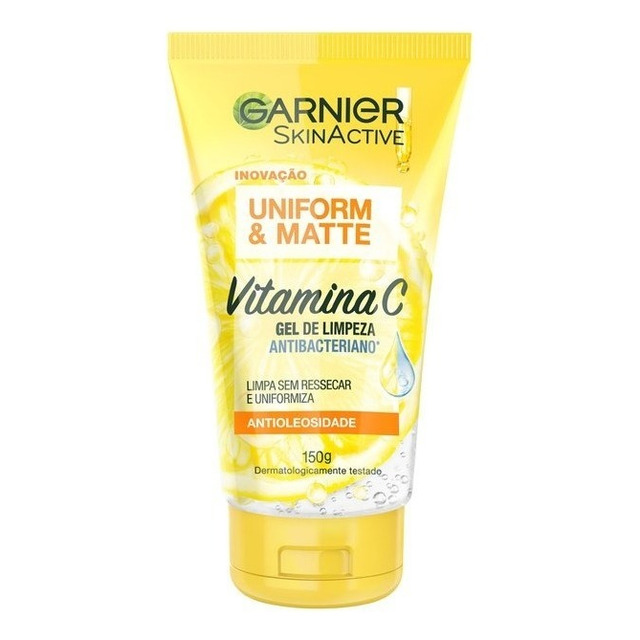 Gel De Limpeza Facial Uniform & Matte 150ml Garnier Gel De Limpeza Facial Uniform & Matte 150ml Garnier