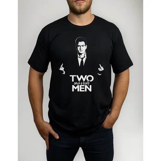 Camiseta Two And A Half Men - Charlie Sheen - Série
