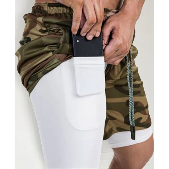 Pantaloneta Con Lycra 1 Bolsillo Interno 3 Externos Gym Depo