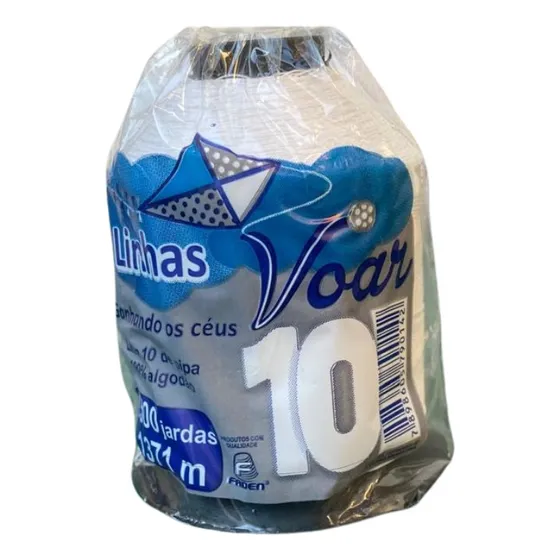 Linha 10 Voar A 1.500 Jardas Branco De Pipa - 01 Unidade