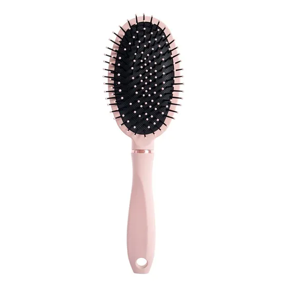 Cepillo De Cabello Studio 9 Neumático Ovalado Rosa Pastel